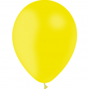 10 ballons jaune citron standard 30cm