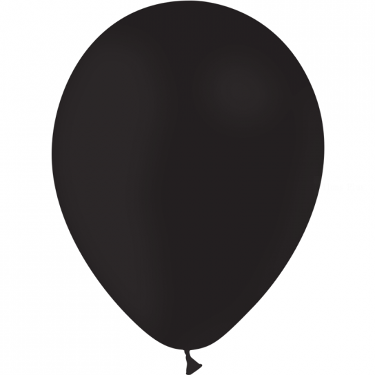 10 ballons Noir standard 30 cm