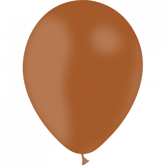 10 ballons marron standard 30cm