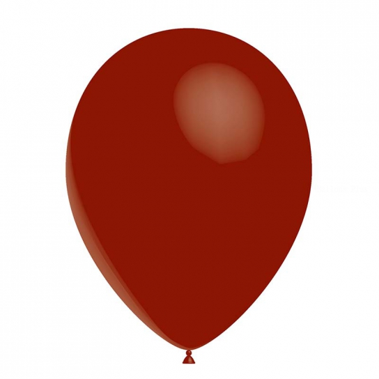 10 ballons bordeaux transparent 30 cm