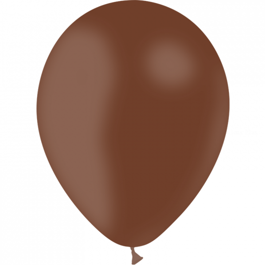 100 ballons chocolat standard 14 cm