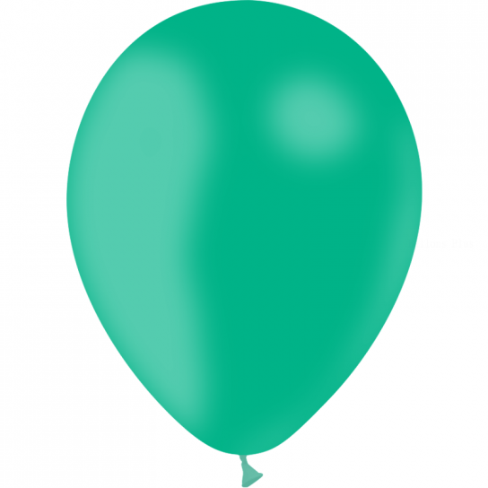 25 ballons vert menthe opaque 14 cm