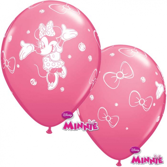 6 ballons Minnie qualatex 30 cm 6 ballons Minnie qualatex 30 cm