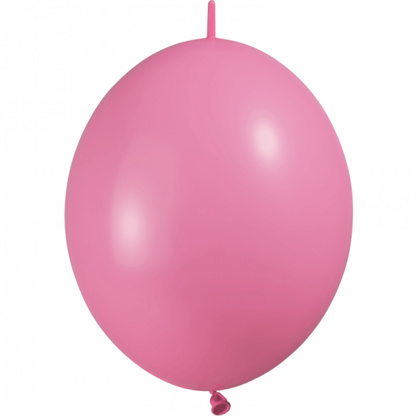 100 ballons double attache 30 cm rose foncé