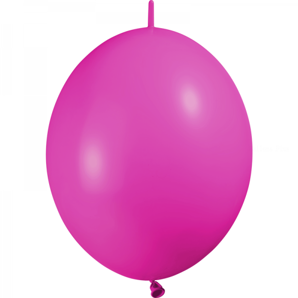 100 ballons double attache 30 cm opaque fuschia