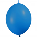 100 ballons double attache 30 cm opaque bleu roi
