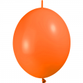 100 ballons double attache 30 cm opaque orange