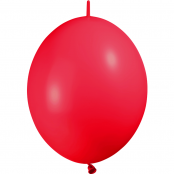 100 ballons double attache 30 cm opaque rouge