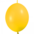 100 ballons double attache 30 cm opaque jaune d'or
