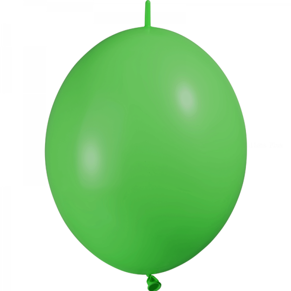 100 ballons double attache 30 cm opaque vert