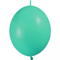 100 ballons double attache 30 cm opaque menthe