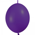 100 ballons double attache 30 cm opaque violet