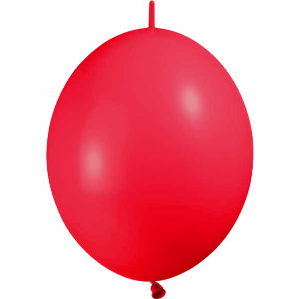 10 ballons double attache Rouge 30 cm
