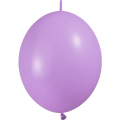 10 ballons double attache 30 cm opaque lilas