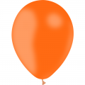100 ballons Orange standard 24 cm