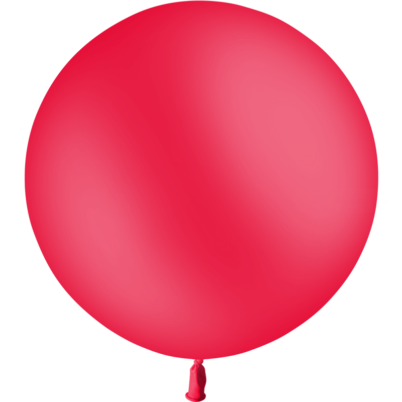 Ballon de baudruche rouge pois noir x6