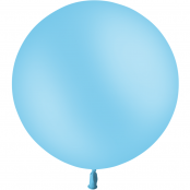 1 ballon bleu ciel standard 60 cm