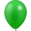 50 ballons Vert métal 28 cm