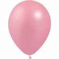 100 ballons rose bonbon métal 28 cm
