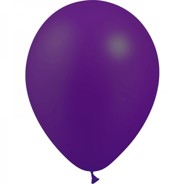 100 ballons violet métal 28 cm