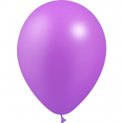 100 ballons lilas métal 28 cm