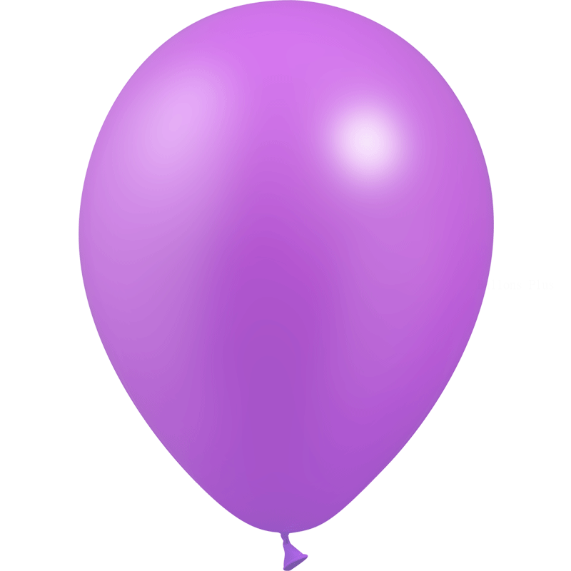 10 Ballons Lilas anniversaire fille - Ballon de baudruche Air & Hélium