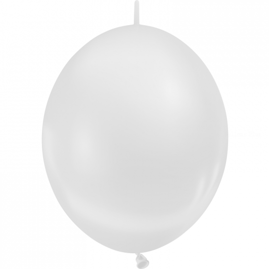 25 ballons double attache 15cm opaque transparent
