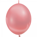 25 ballons double attache 15cm opaque rose gold