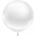 1 ballon blanc métal 60cm