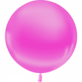 1 ballon fushia métal 60cm