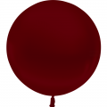 1 ballon Bordeaux métal 60cm