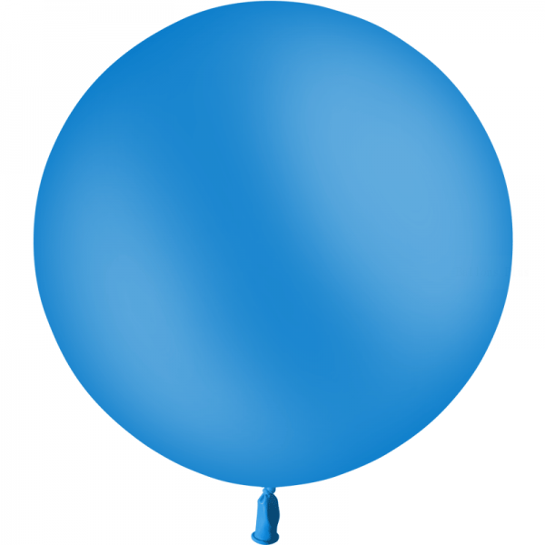 1 ballon 60cm bleu roi