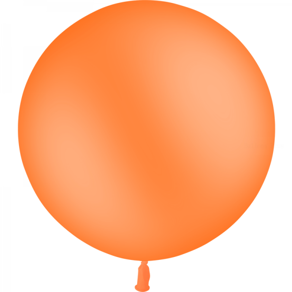 1 ballon orange standard 60 cm