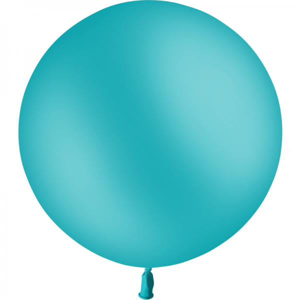 1 ballon turquoise standard 60cm