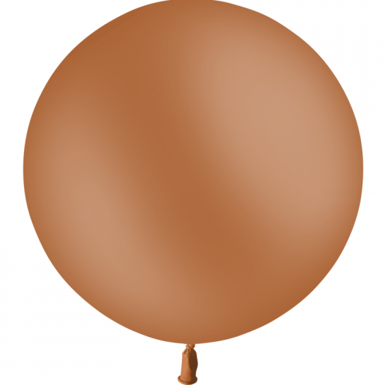1 ballon marron standard 60cm