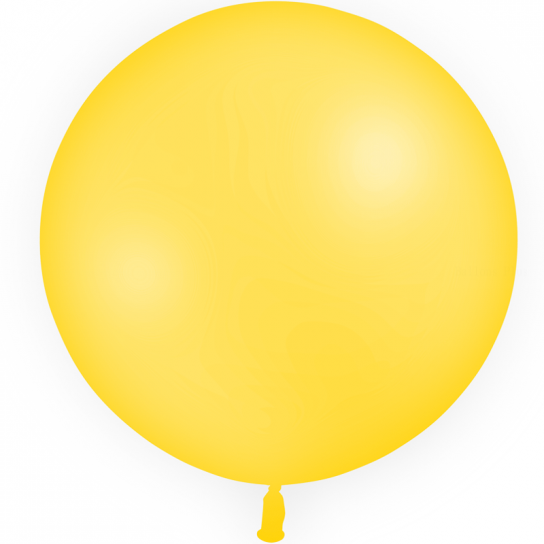 1 ballon jaune d'or standard 60 cm