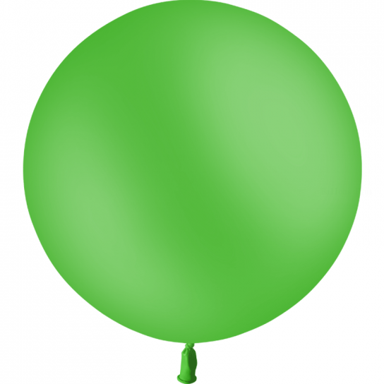 1 ballon vert standard 60cm