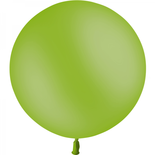 1 ballon vert pomme standard 60 cm