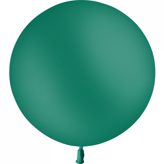 1 ballon vert foret standard 60 cm