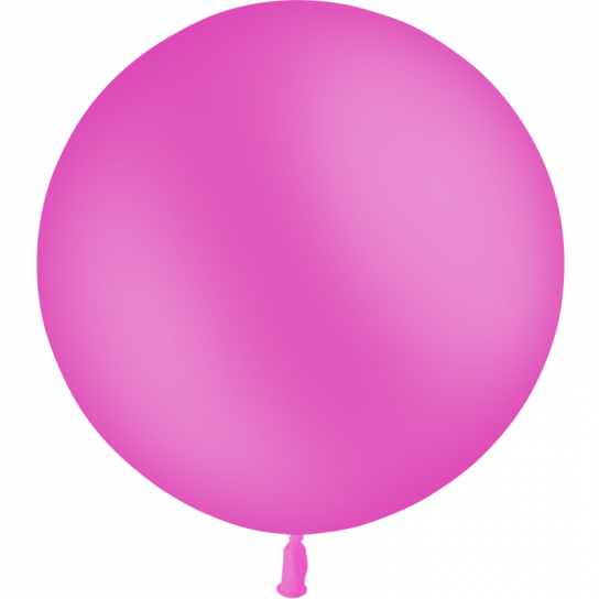1 ballon Fushia standard 90 cm