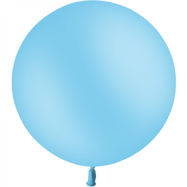 1 ballon bleu ciel standard 90 cm