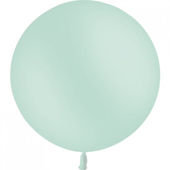 1 ballon vert menthe pastel matte 90 cm