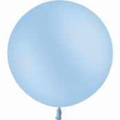 1 ballon bleu ciel pastel matte 90 cm