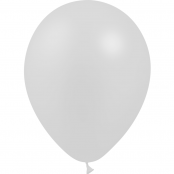 100 ballons argent métal 26 cm