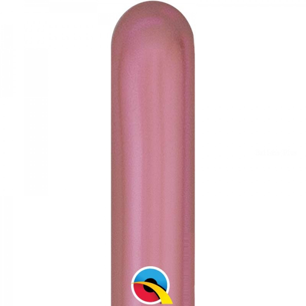 100 ballons qualatex 260 couleurs chrome mauve
