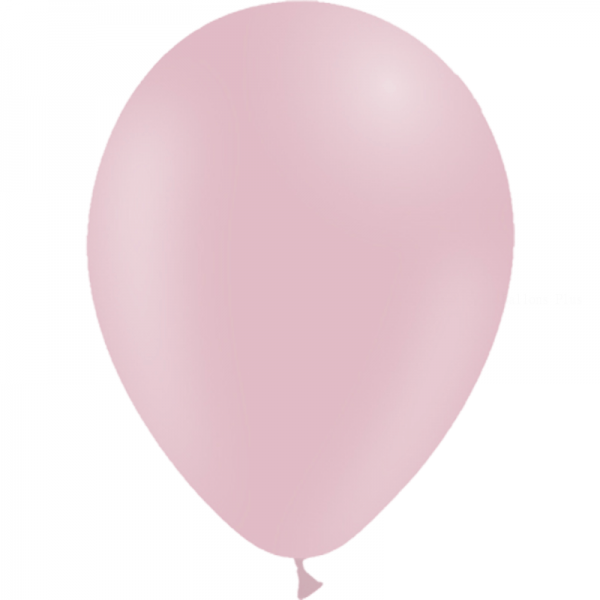100 ballons Rose pastel mate 30 cm