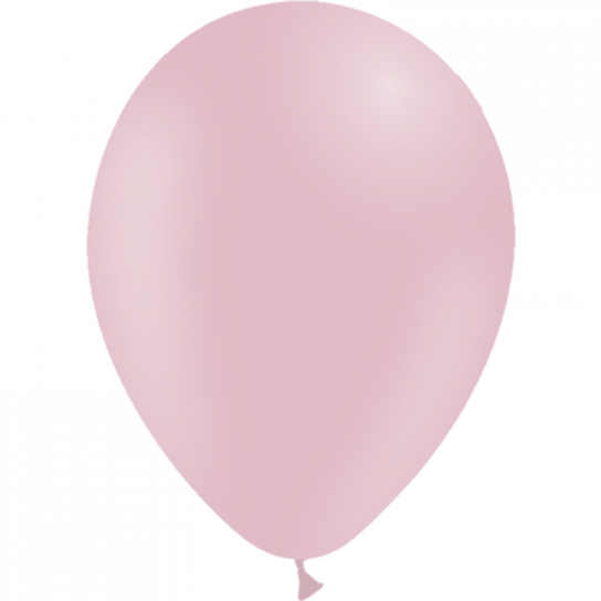 100 ballons Rose Bébé pastel mate 30 cm