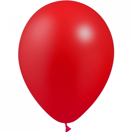 100 ballons rouge métal 14 cm