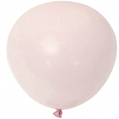 2 ballons rond macaron pêche 45 cm