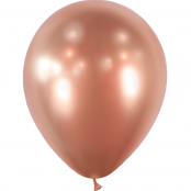 100 ballons rose gold brillant 12.5cm
